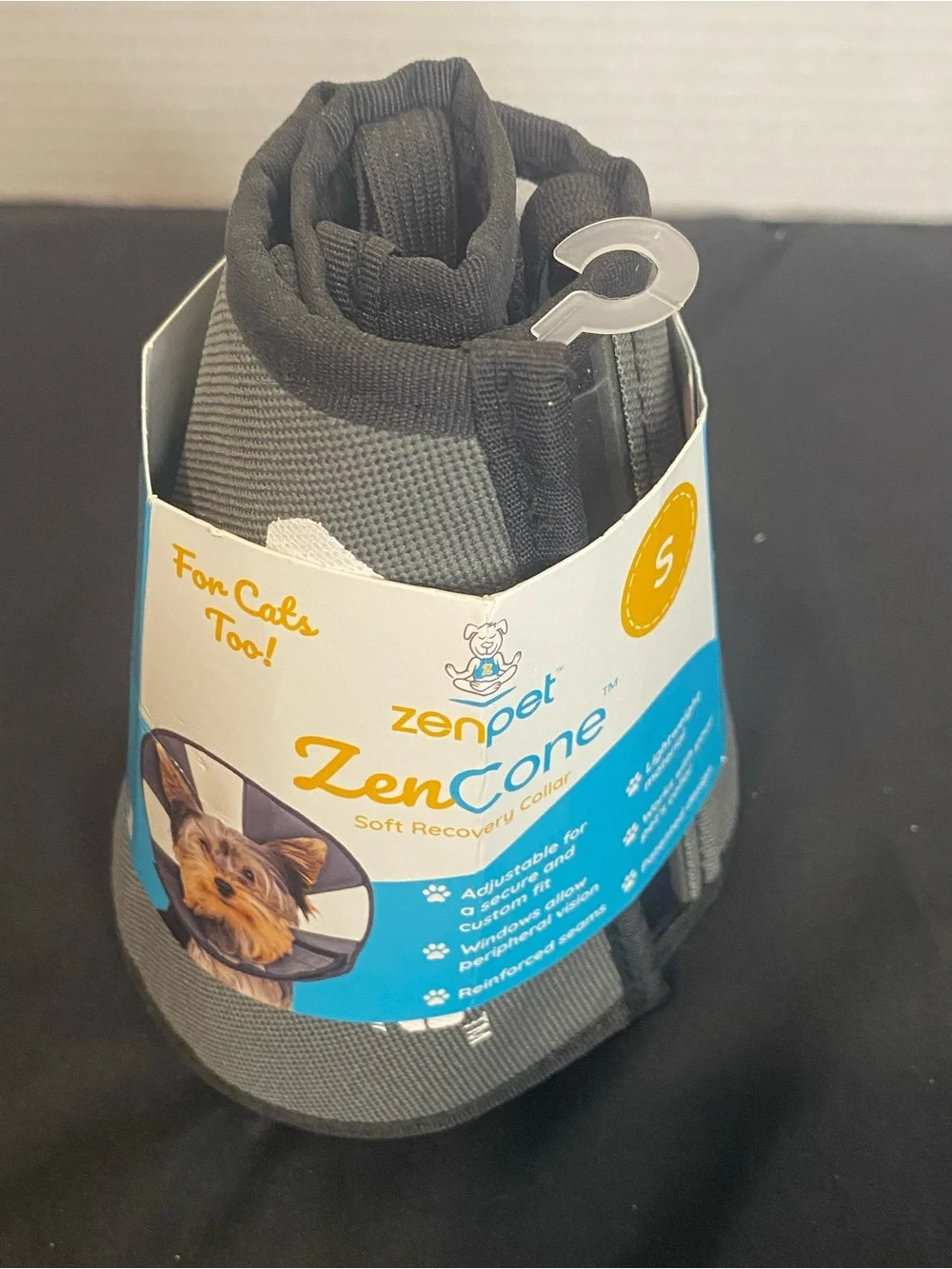 ZenPet ZenCone Soft Recovery Collar - Gray Size Small